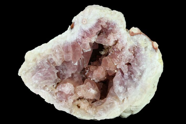 Sparkly, Pink Amethyst Geode Half - Argentina #170167